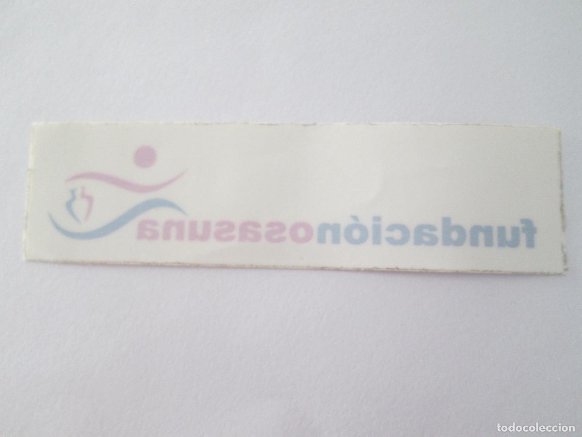 Pegatinas de colecci&oacute;n: PEGATINA PARA CRISTAL - FUNDACION OSASUNA