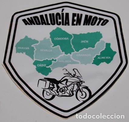 Pegatinas de colecci&oacute;n: PEGATINA ANDALUCIA EN MOTO