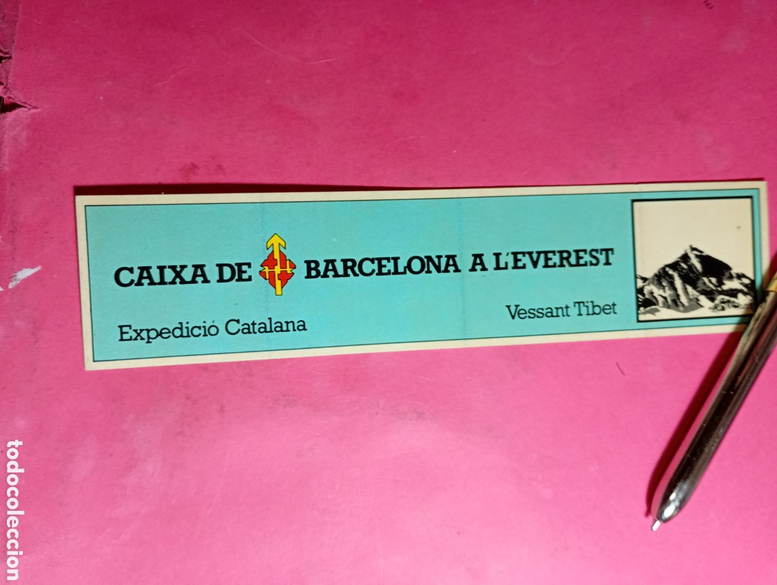Pegatinas de colecci&oacute;n: EVEREST VESSANT TIBET EXPEDICIO CATALANA CAIXA DE BARCELONA (1&ordf;)