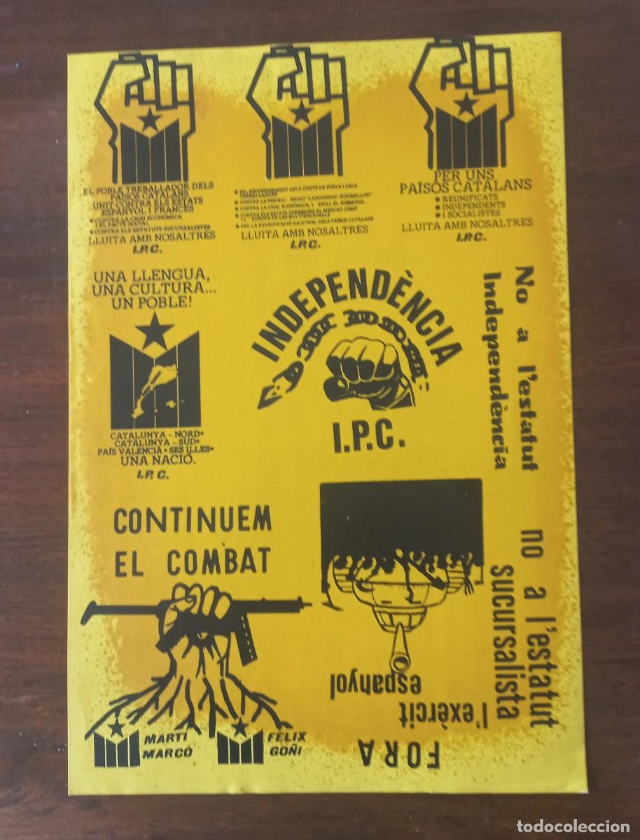 Pegatinas de colecci&oacute;n: Pegatina politica antigua. Tama&ntilde;o Din a 4