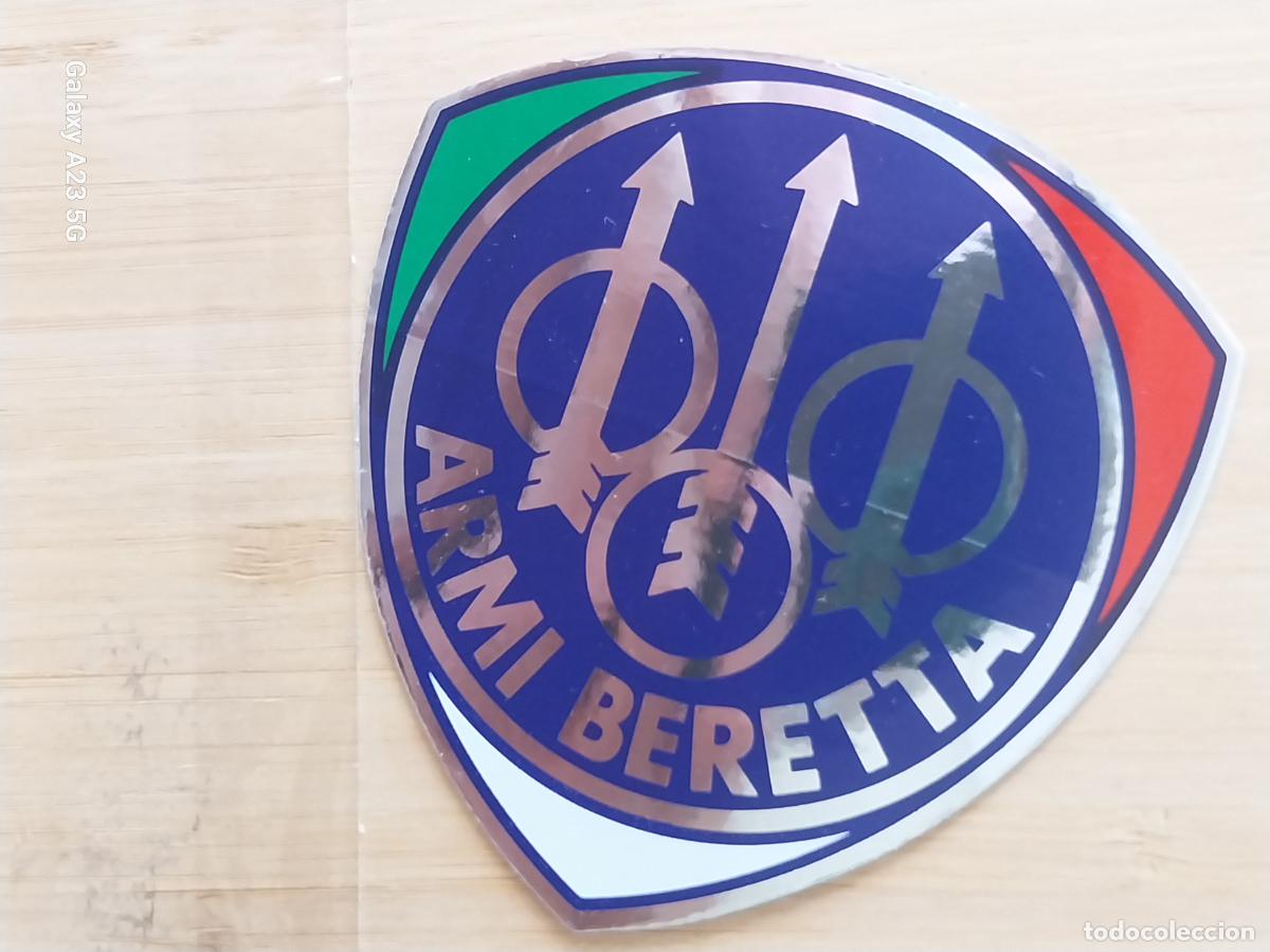 Pegatinas de colecci&oacute;n: BERETTA ARMI ARMAS PEGATINA VINTAGE 9CMS ALTO SIN PEGAR NUNCA ORIGINAL