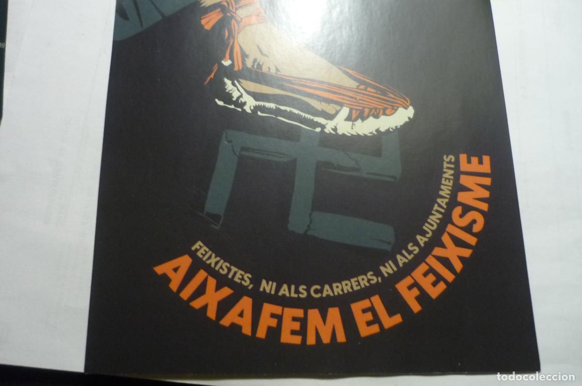 Pegatinas de colecci&oacute;n: pegatina catalan aplastemos el fascismo