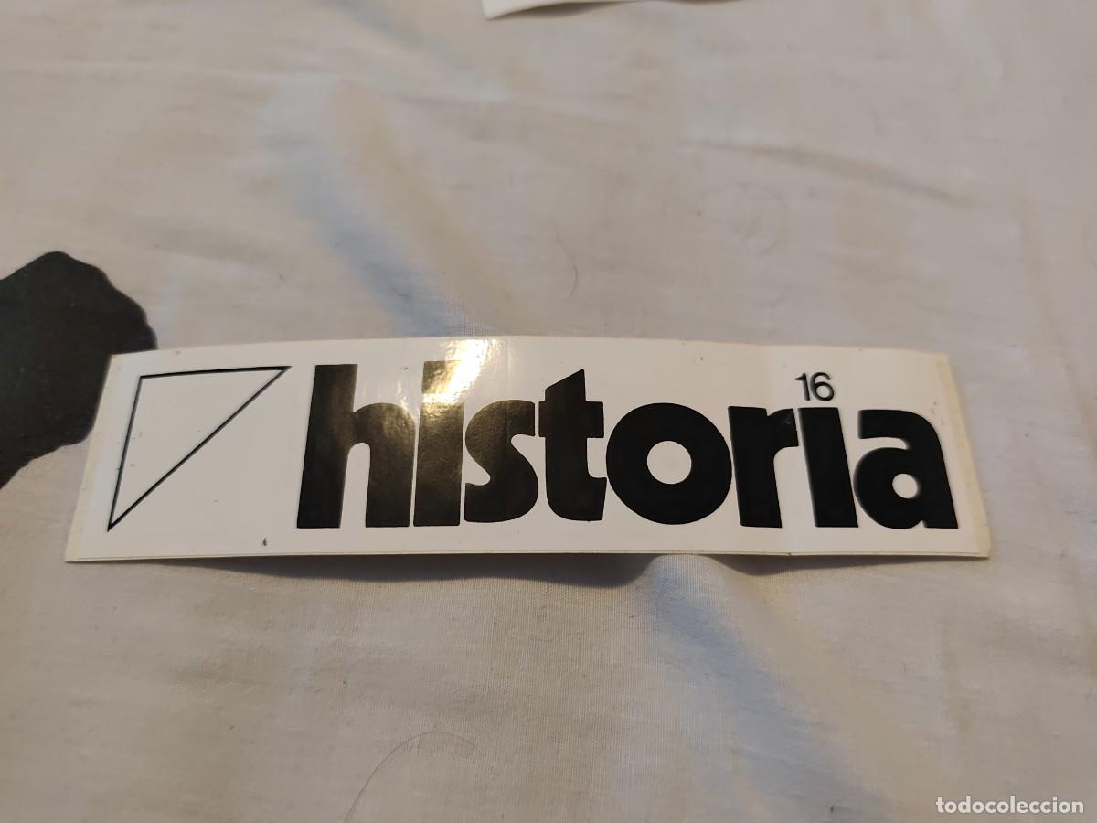 Pegatinas de colecci&oacute;n: Pegatina gigante Historia 16