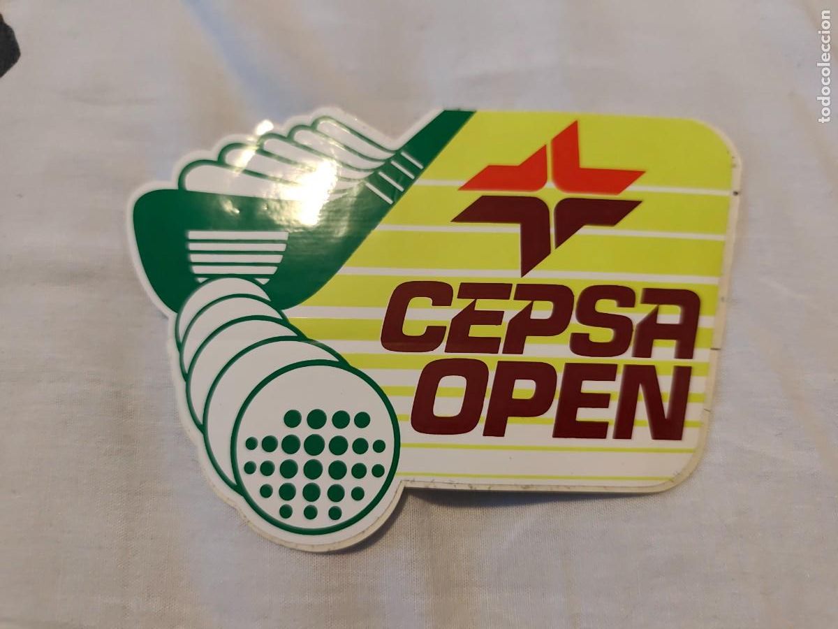 Pegatinas de colecci&oacute;n: Pegatina gigante Cepsa Open