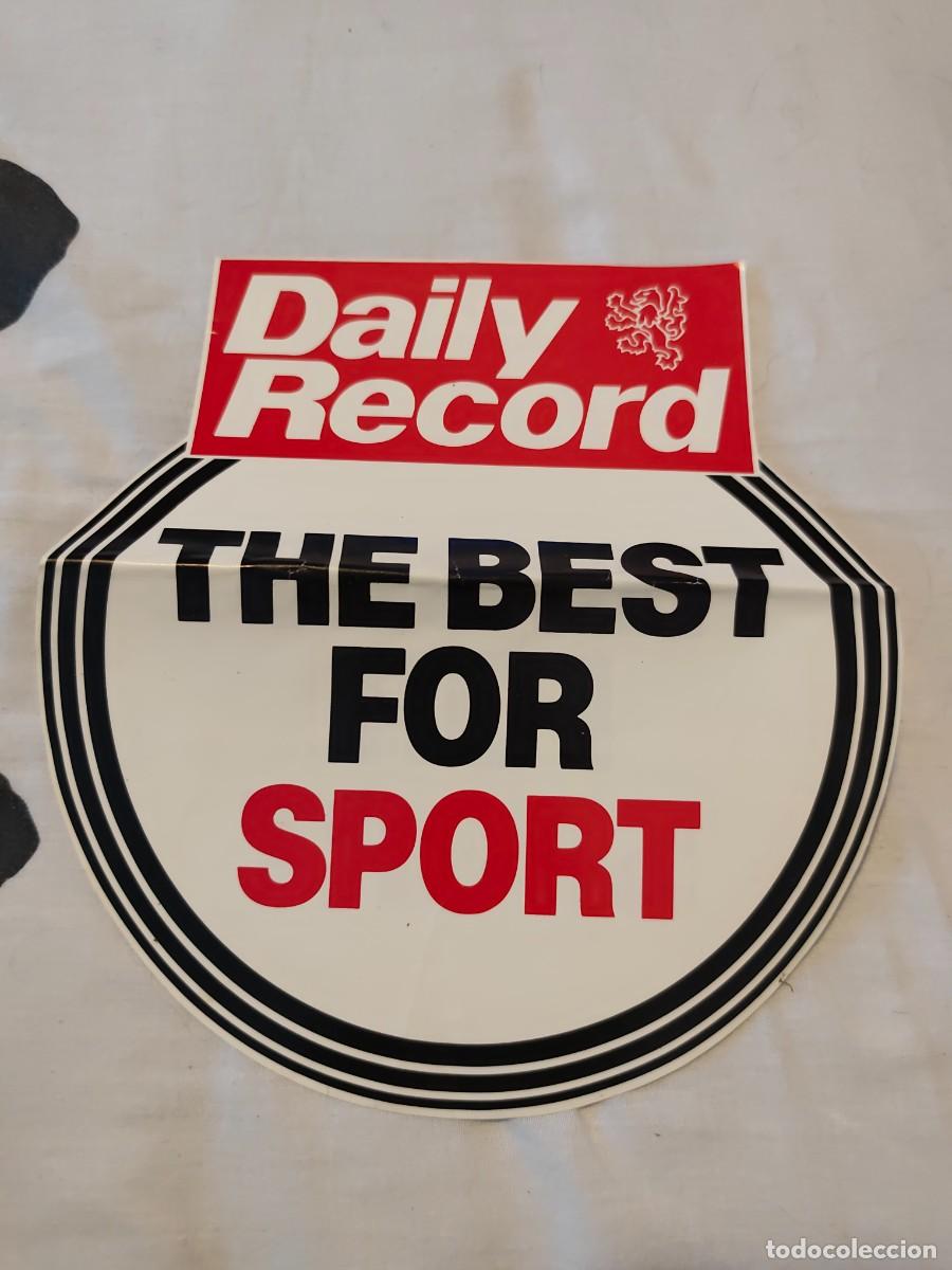 Pegatinas de colecci&oacute;n: Pegatina gigante.bDaily record. The BEST for sport