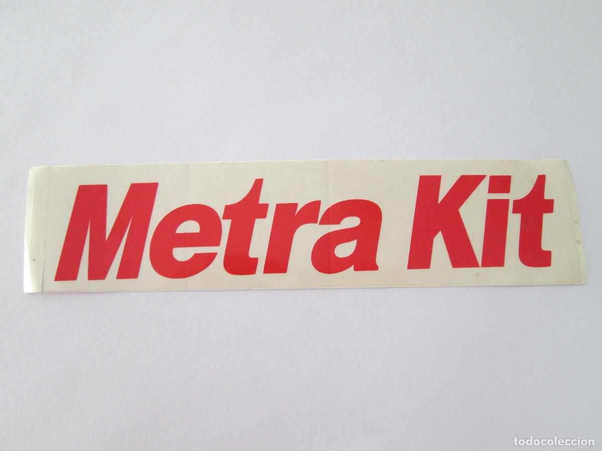 Pegatinas de colecci&oacute;n: PEGATINA METRA KIT - 20X4,5
