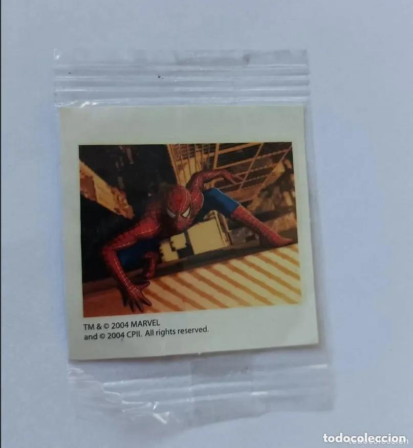 Pegatinas de colecci&oacute;n: c1 SPIDERMAN 2 TATTOO PROMOCIONAL BOLLYCAO TM 2004 MARVEL tatuaje tatoo tatu purpurina glitter