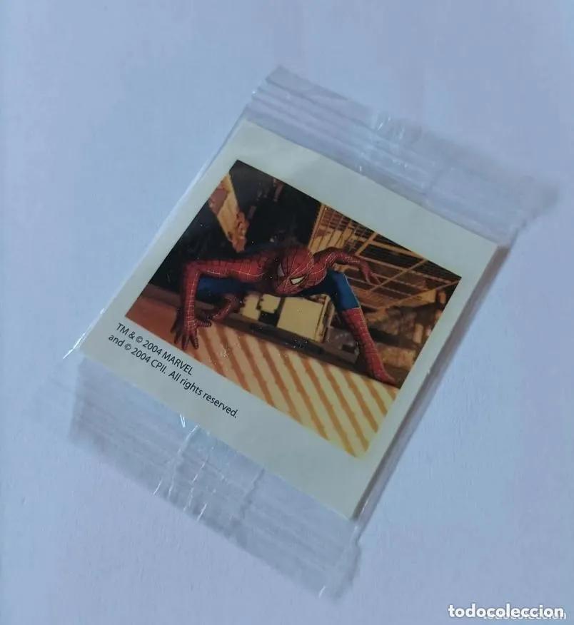 Pegatinas de colecci&oacute;n: c1 SPIDERMAN 2 TATTOO PROMOCIONAL BOLLYCAO TM 2004 MARVEL tatuaje tatoo tatu purpurina glitter