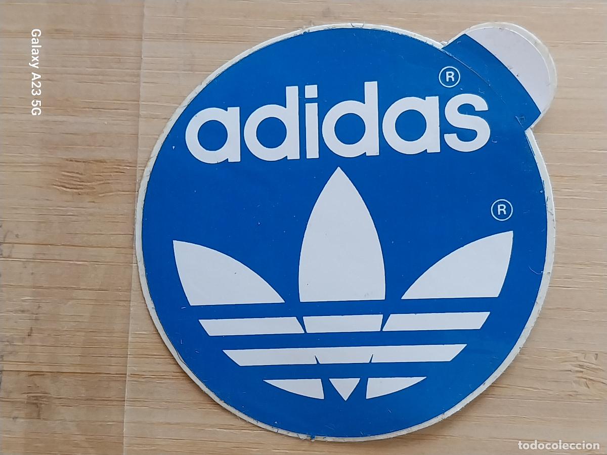 Pegatinas de colecci&oacute;n: ADIDAS PEGATINA 8.9 CMS ORIGINAL A&Ntilde;OS 80 VINTAGE