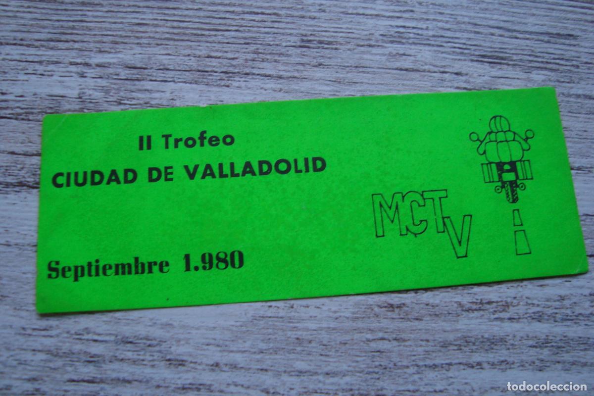 Pegatinas de colecci&oacute;n: ANTIGUA PEGATINA II TROFEO CIUDAD VALLADOLID MCTV. 1980.