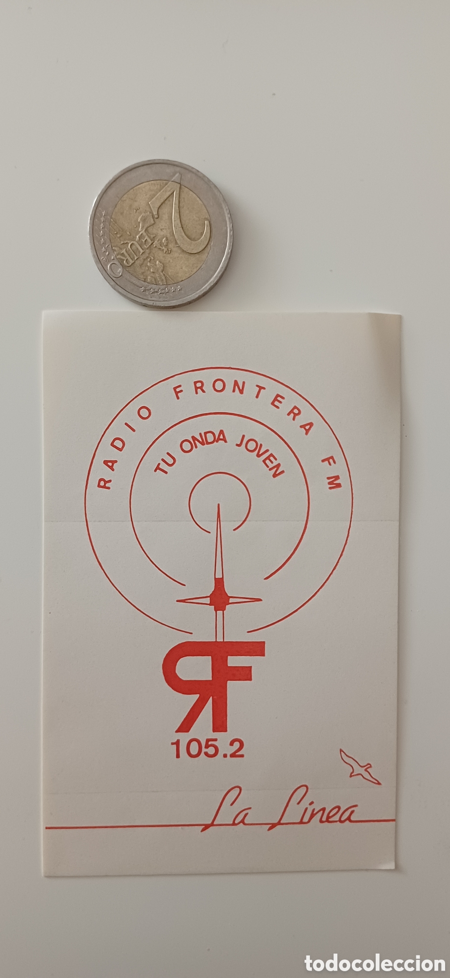 Pegatinas de colecci&oacute;n: Pegatina Radio Frontera FM La L&iacute;nea de la Concepci&oacute;n C&aacute;diz tv televisi&oacute;n