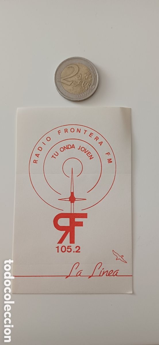 Pegatinas de colecci&oacute;n: Pegatina Radio Frontera FM La L&iacute;nea de la Concepci&oacute;n C&aacute;diz tv televisi&oacute;n