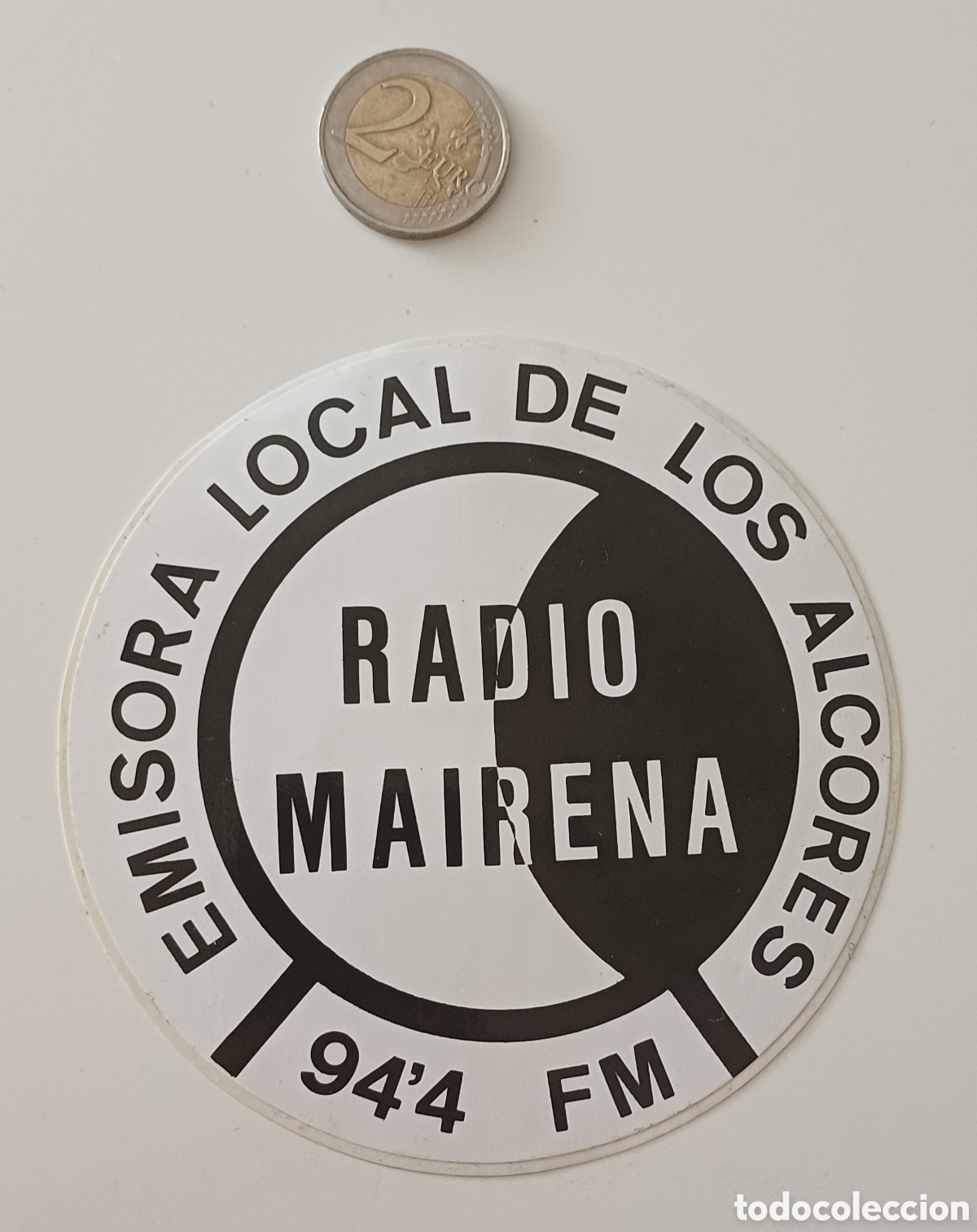 Pegatinas de colecci&oacute;n: Pegatina Radio Mairena Sevilla tv televisi&oacute;n