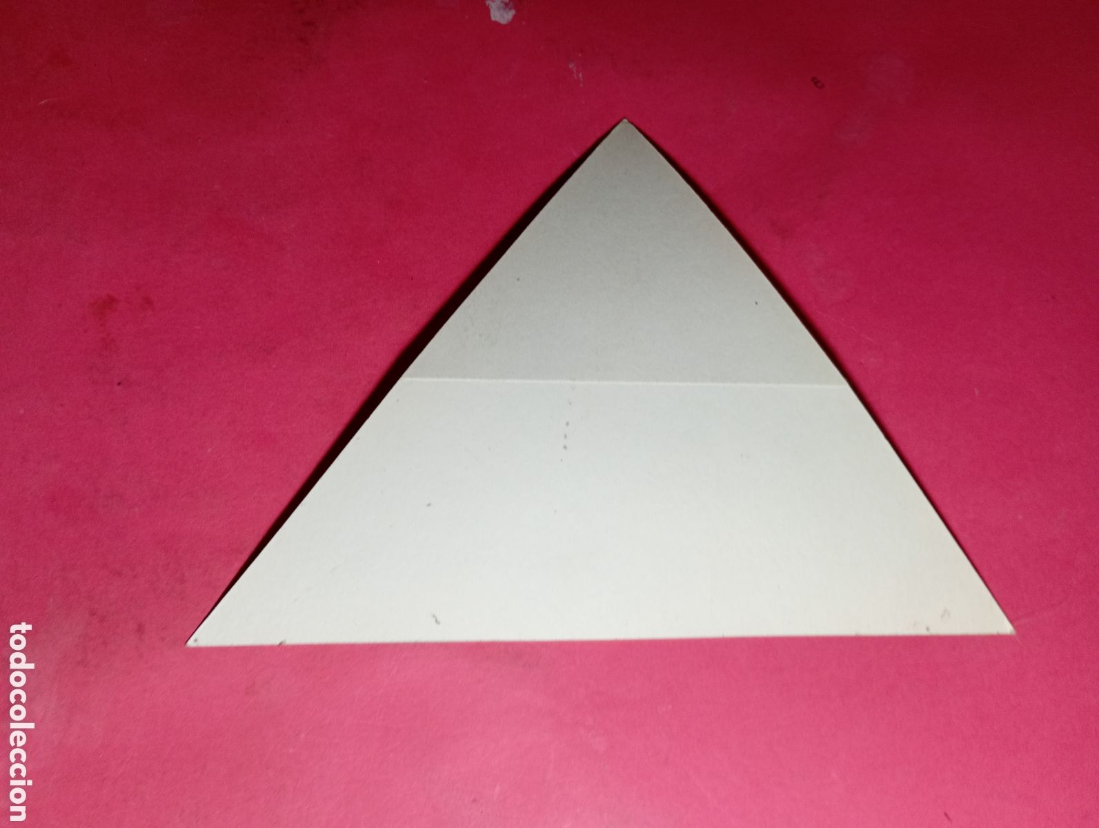 Pegatinas de colecci&oacute;n: FRANCE ACUSTIQUE FA CURIOSA PEGATINA TRIANGULAR - Foto 2