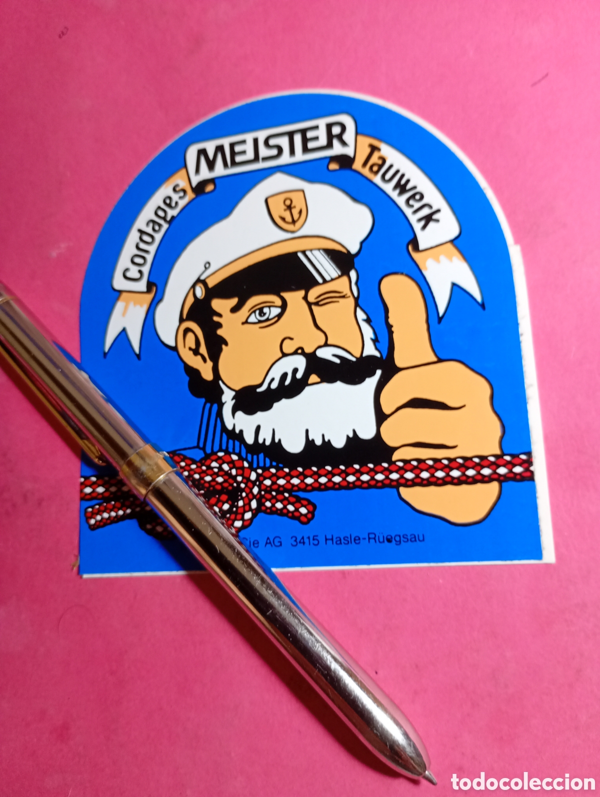 Pegatinas de colecci&oacute;n: cordages meister tauwerk . en frabc&eacute;s