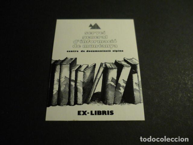 Pegatinas de colecci&oacute;n: PEGATINA SERVEI GENERAL D&acute;INFORMACIO DE MUNTANYA EX LIBRIS