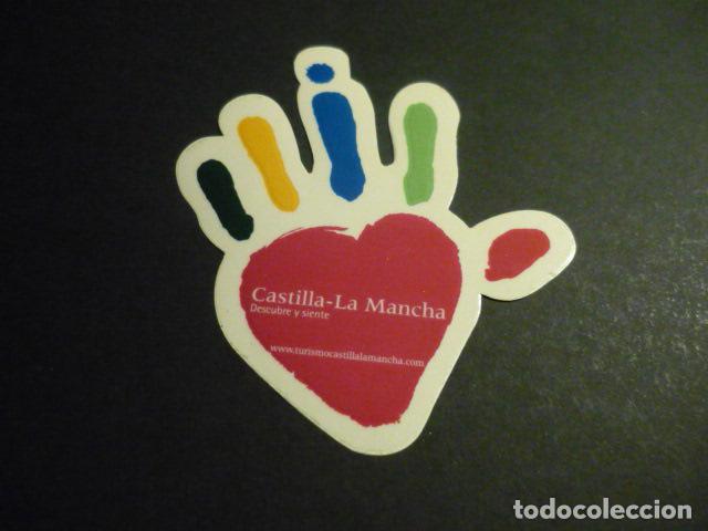 Sammlung von Aufklebern: PEGATINA CASTILLA LA MANCHA DESCUBRE Y SIENTE