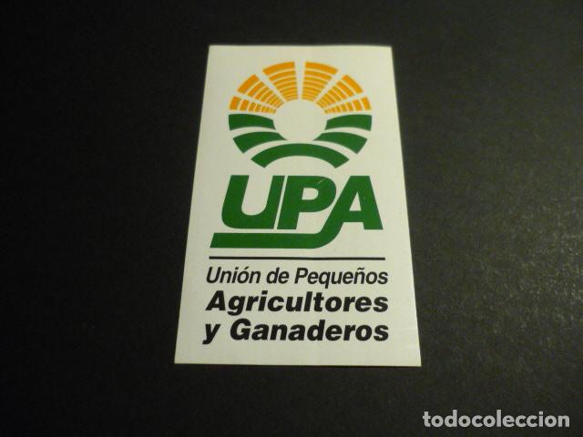 Autocolantes de cole&ccedil;&atilde;o: PEGATINA UPA UNION DE PEQUE&Ntilde;OS AGRICULTORES Y GANADEROS