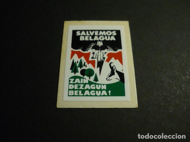 Pegatinas de colecci&oacute;n: PEGATINA SALVEMOS BELAGUA