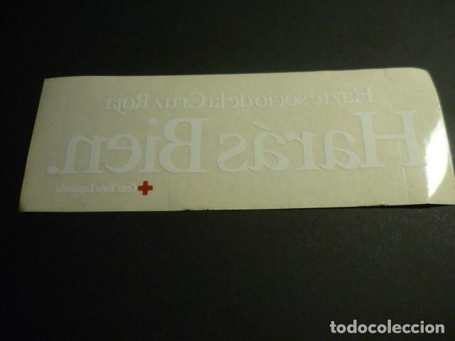 Pegatinas de colecci&oacute;n: PEGATINA HAZTE SOCIO DE LA CRUZ ROJA
