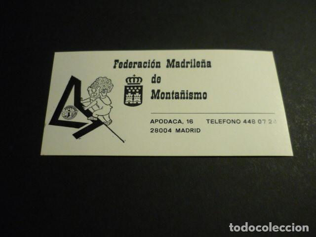 Pegatinas de colecci&oacute;n: PEGATINA FEDERACION MADRILE&Ntilde;A DE MONTA&Ntilde;ISMO