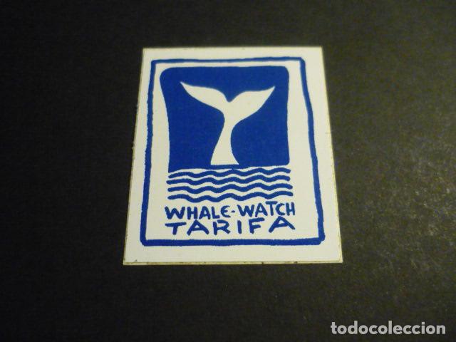 Pegatinas de colecci&oacute;n: PEGATINA TARIFA CADIZ BALLENAS