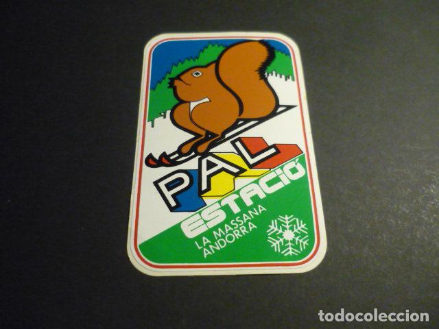 Autocollants de collection: PEGATINA PAL ESTACI&Oacute; LA MASSANA ANDORRA