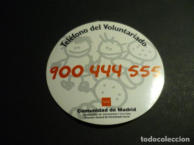 Autocolantes de cole&ccedil;&atilde;o: PEGATINA TELEFONO DEL VOLUNTARIADO
