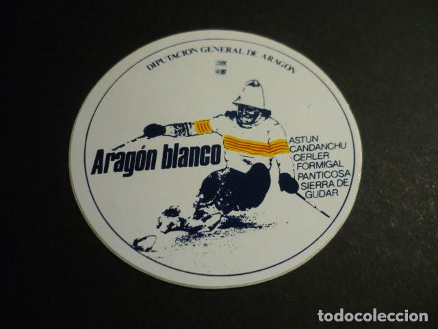 Autocolantes de cole&ccedil;&atilde;o: PEGATINA ARAGON BLANCO DIPUTACION GENERAL DE ARAGON