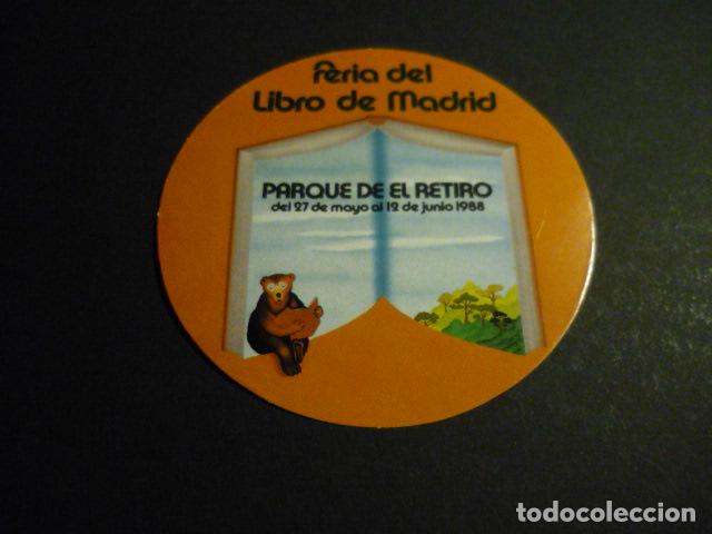 Pegatinas de colecci&oacute;n: PEGATINA FERIA DEL LIBRO DE MADRID 1988