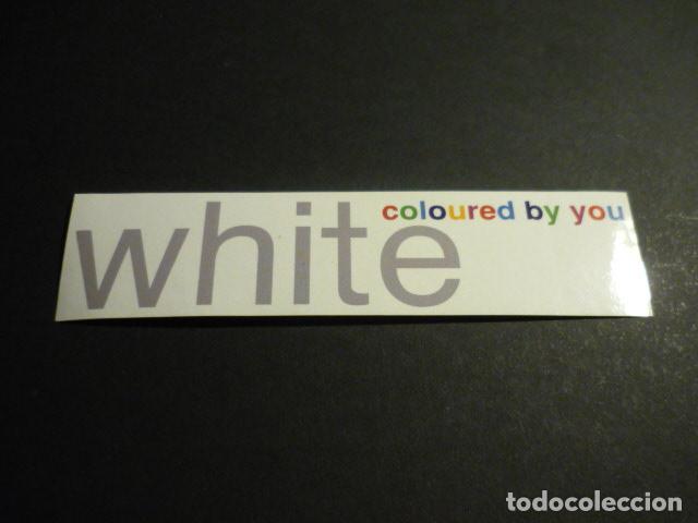 Pegatinas de colecci&oacute;n: PEGATINA WHITE COLOURED BY YOU