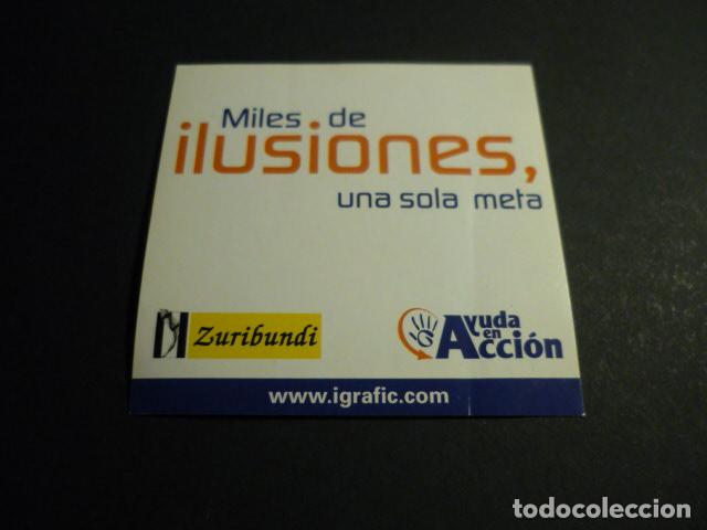 Pegatinas de colecci&oacute;n: PEGATINA MILES DE ILUSIONES UNA SOLA META AYUDA EN ACCION