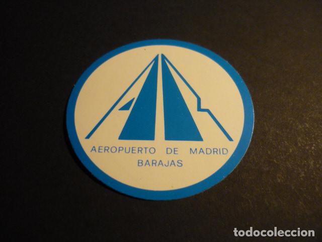 Pegatinas de colecci&oacute;n: PEGATINA AEROPUERTO DE MADRID BARAJAS