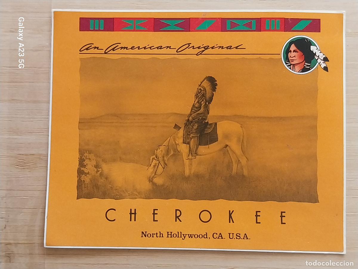 Pegatinas de colecci&oacute;n: CHEROKEE NORTH HOLYWOOD PEGATINA 12X9.8 CMS * SIN PEGAR NUNCA A&Ntilde;OS 80 *