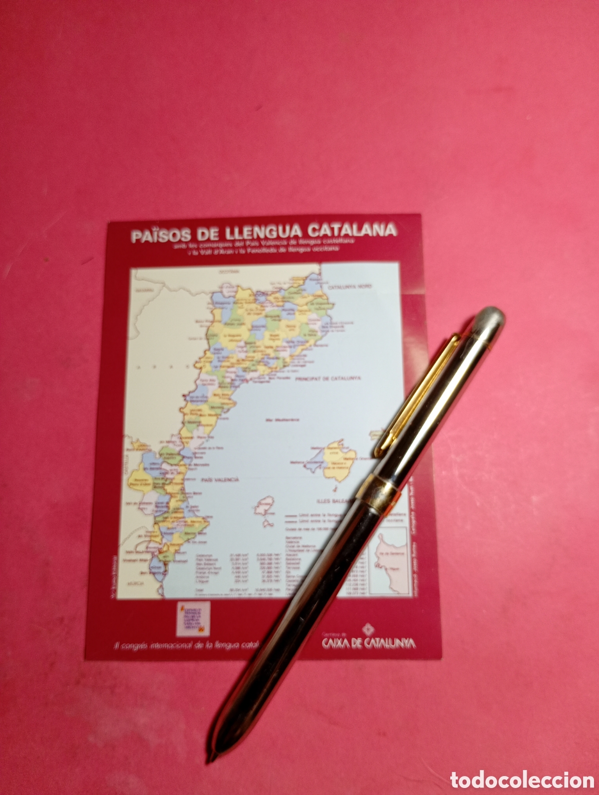 Pegatinas de colecci&oacute;n: 'MAPA PEGATINA DELS ''PA&Iuml;SOS DE LLENGUA CATALANA''