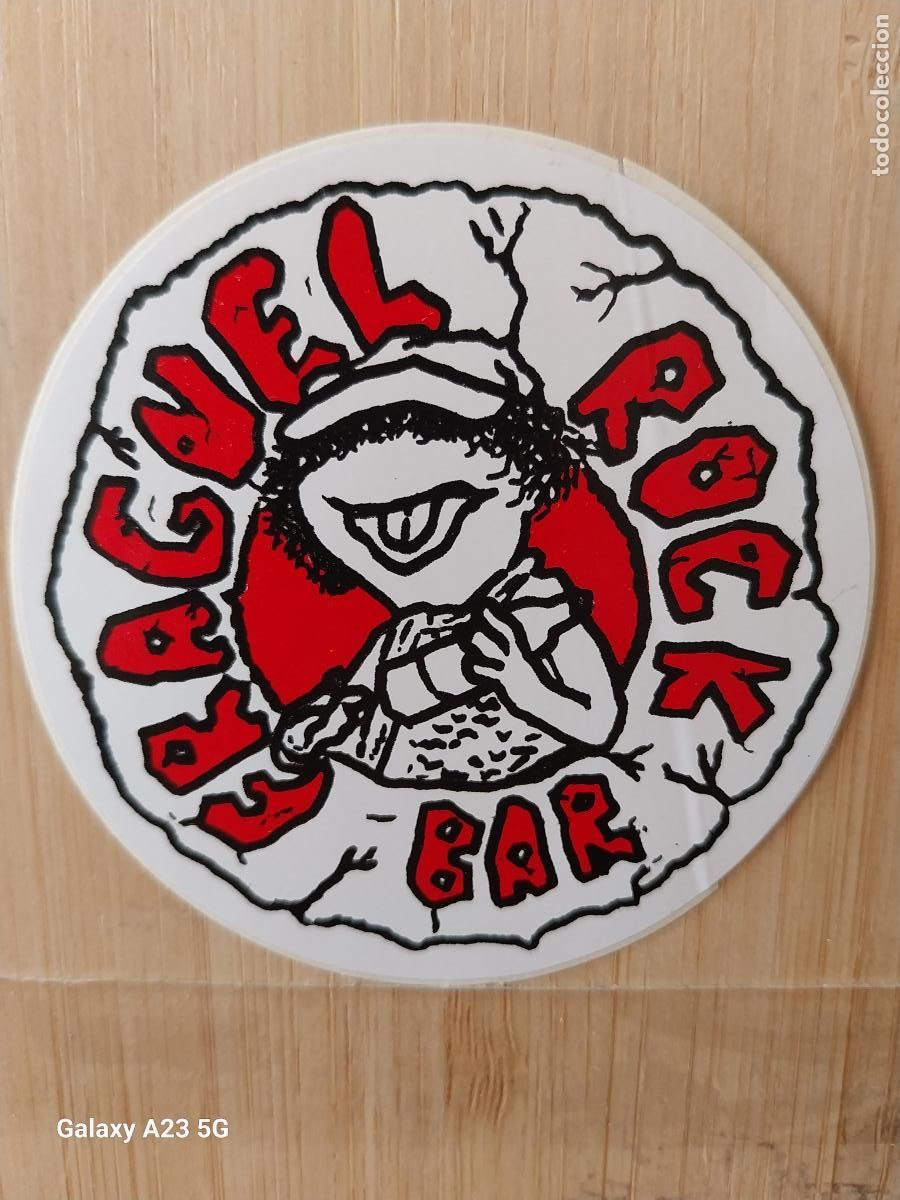 Pegatinas de colecci&oacute;n: FRAGGEL ROCK BAR PEGATINA 7 CMS * SIN PEGAR NUNCA A&Ntilde;OS 80 * ADHESIVO RESTAURACION DISCO PUB