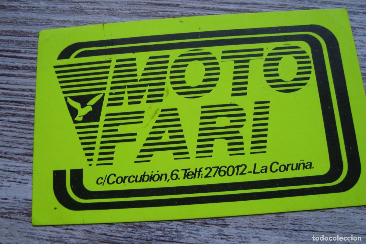 Pegatinas de colecci&oacute;n: ANTIGUA PEGATINA MOTO FARI LA CORU&Ntilde;A.