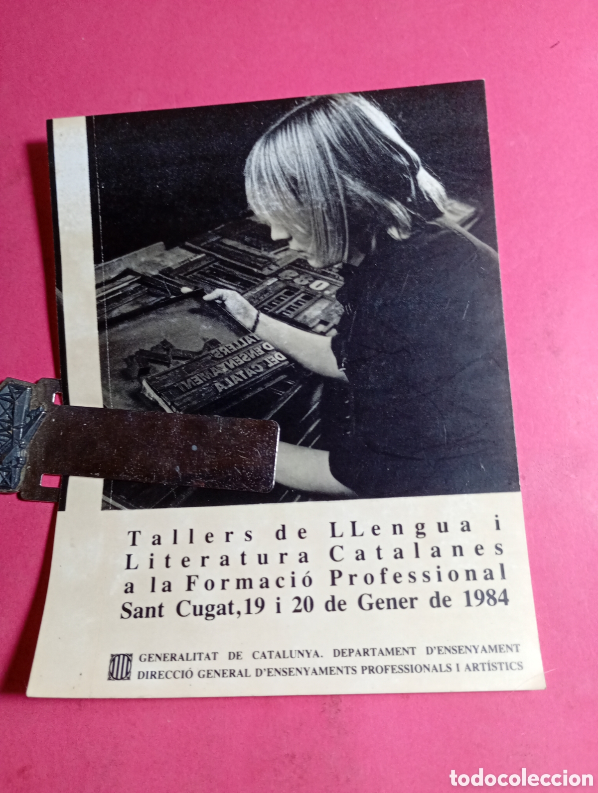 Pegatinas de colecci&oacute;n: SANT CUGAT tallers de llengua i literatura catalanes a formacio professional 1984