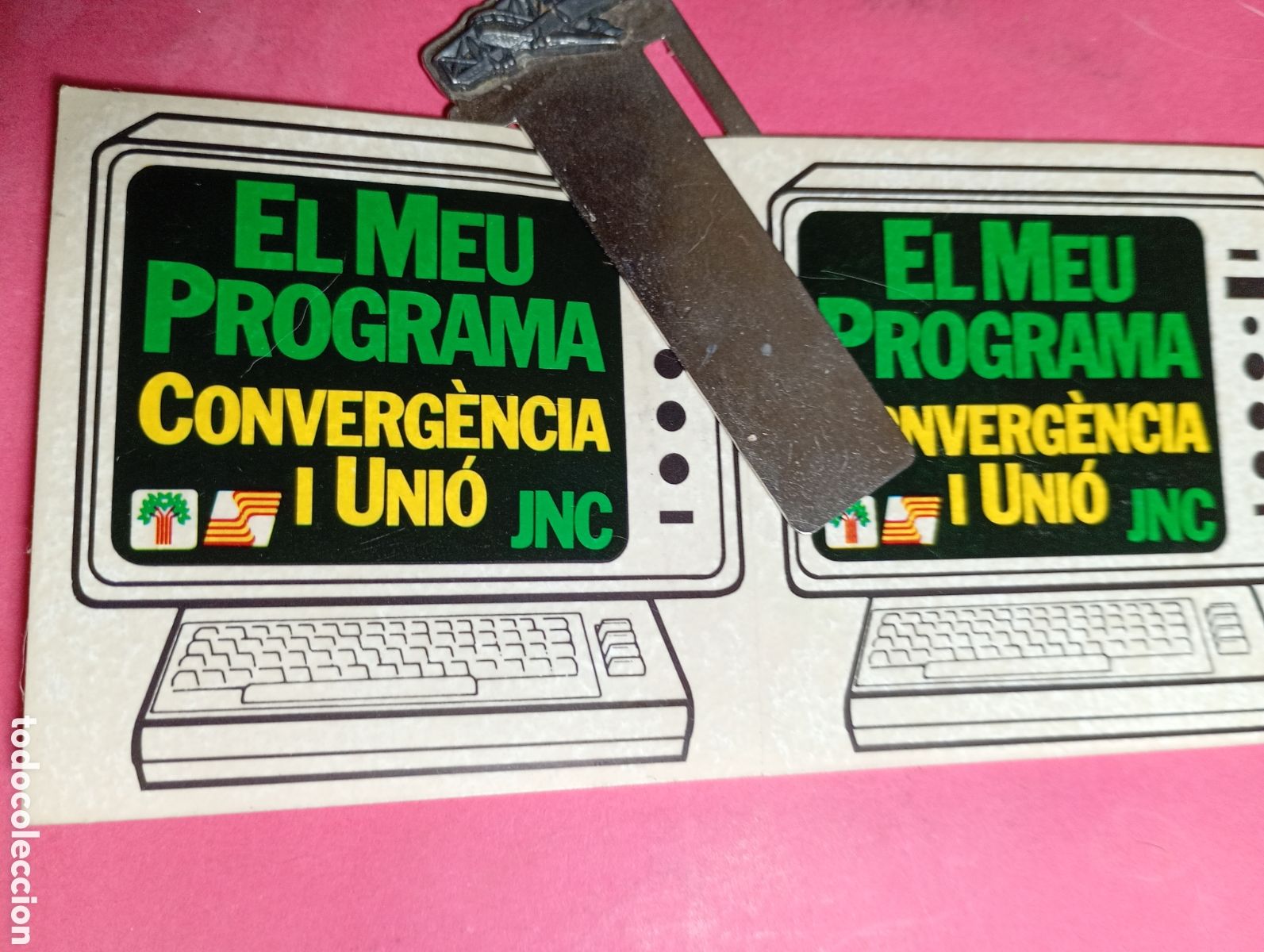 Pegatinas de colecci&oacute;n: convergencia i unio jnc ''el meu ptograma''