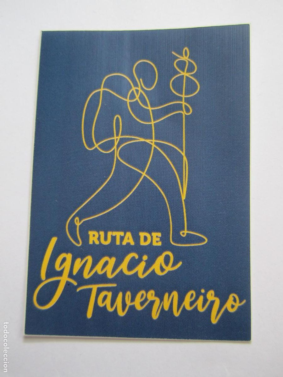 Pegatinas de colecci&oacute;n: pegatina ruta de ignacio taverneiro