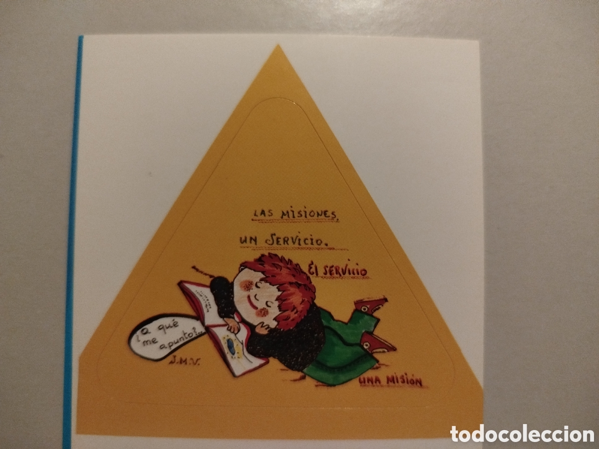 Pegatinas de colecci&oacute;n: solidaridad, misionero