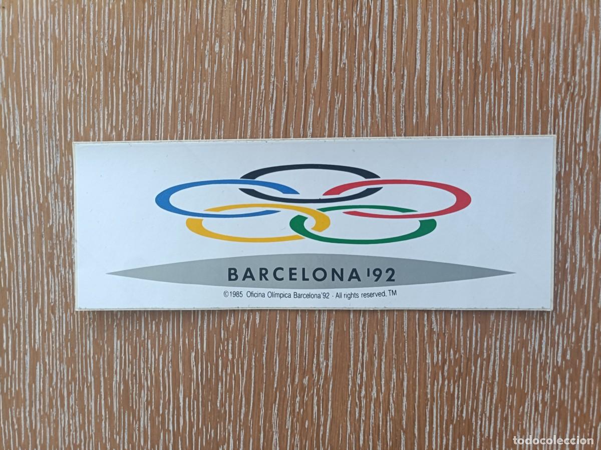 Pegatinas de colecci&oacute;n: PEGATINA - ADHESIVO - BARCELONA '92 - JUEGOS OL&Iacute;MPICOS - 157 X 56 MM