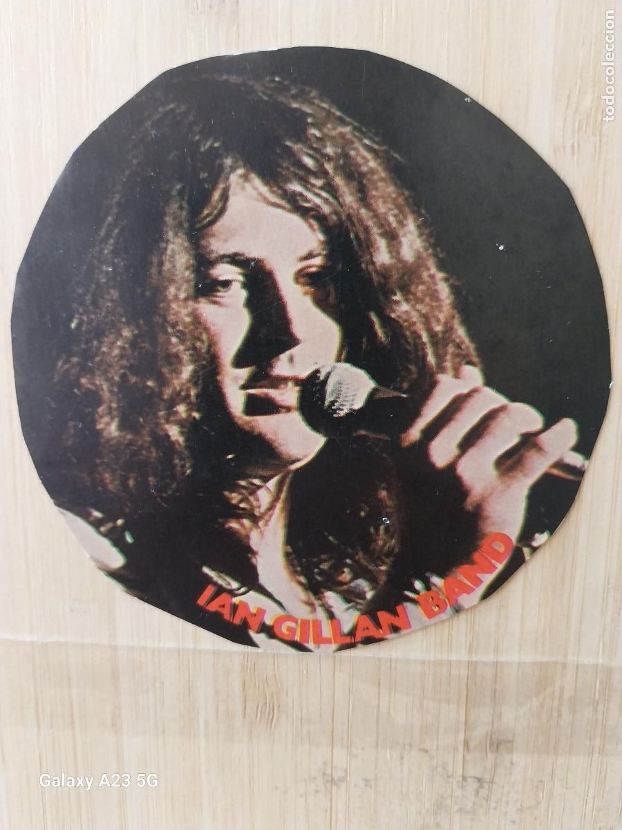 Pegatinas de colecci&oacute;n: IAN GILLAN BAND * PEGATINA 9 CMS BORDES RECORTADOS