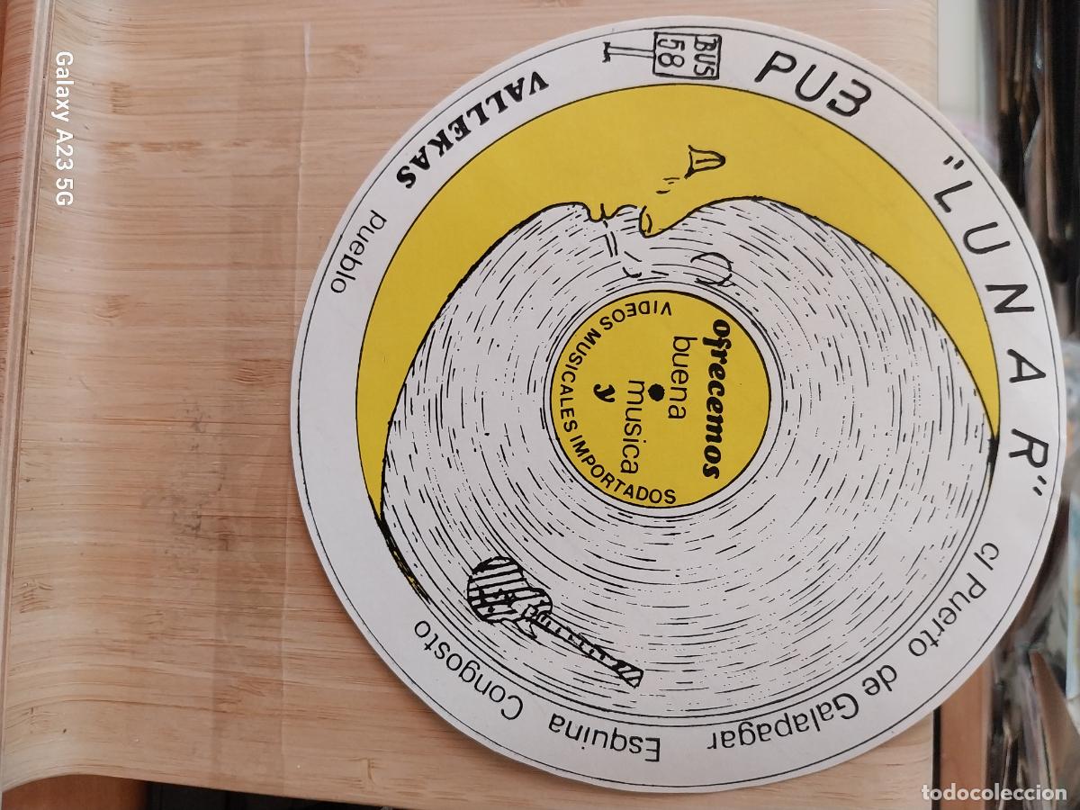 Pegatinas de colecci&oacute;n: PUB LUNAR VALLEKAS PUERTO GALAPAGAR CON CONGOSTO * PEGATINA 16.5 CMS