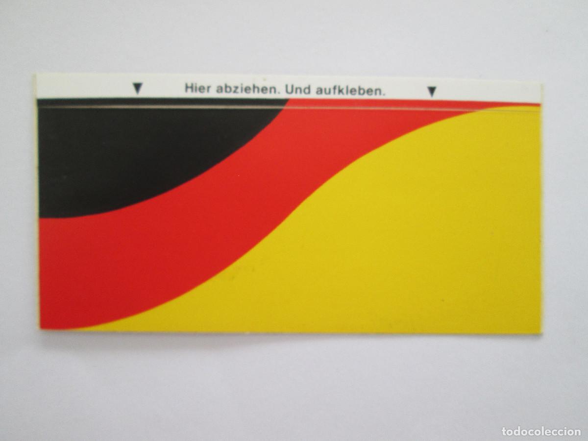 Pegatinas de colecci&oacute;n: PEGATINA CON LOS COLORES DE LA BANDERA DE ALEMANIA - 9,5X5