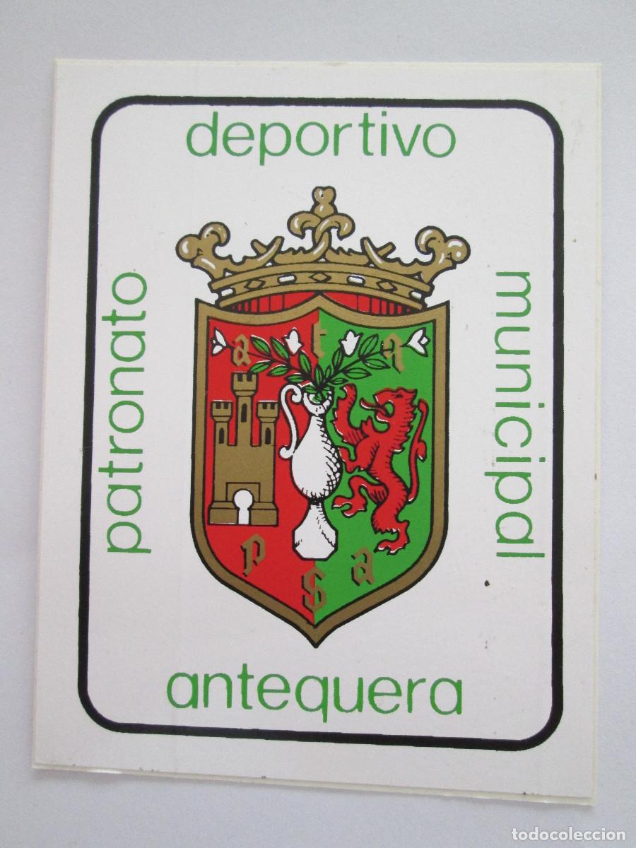 Pegatinas de colecci&oacute;n: PEGATINA PATRONATO DEPORTIVO MUNICIPAL ANTEQUERA - MALAGA - 10X7,5