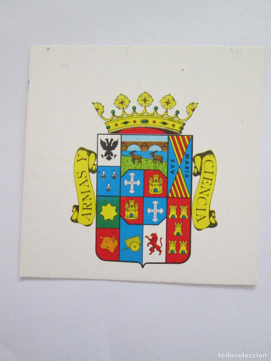 Pegatinas de colecci&oacute;n: PEGATINA ESCUDO ARMAS Y CIENCIAS - PALENCIA - 6X6