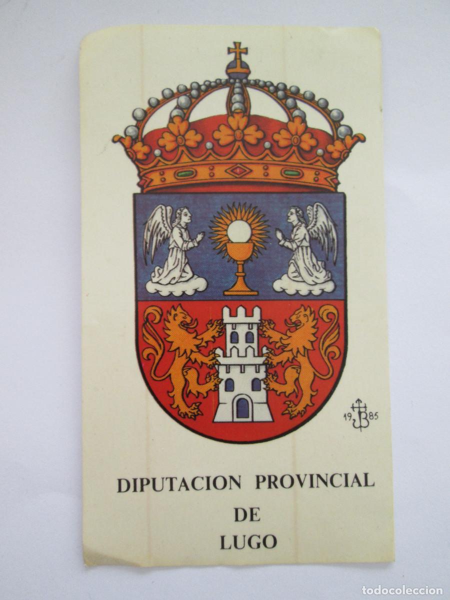 Pegatinas de colecci&oacute;n: PEGATINA DIPUTACION PROVINCIAL DE LUGO - ESCUDO - 14X8