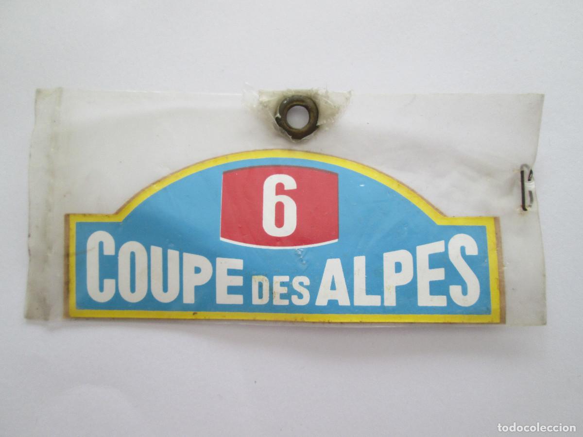 Pegatinas de colecci&oacute;n: PEGATINA COUPE DES ALPES 6 - 9X3,5 - EN SU PLASTICO SIN ABRIR