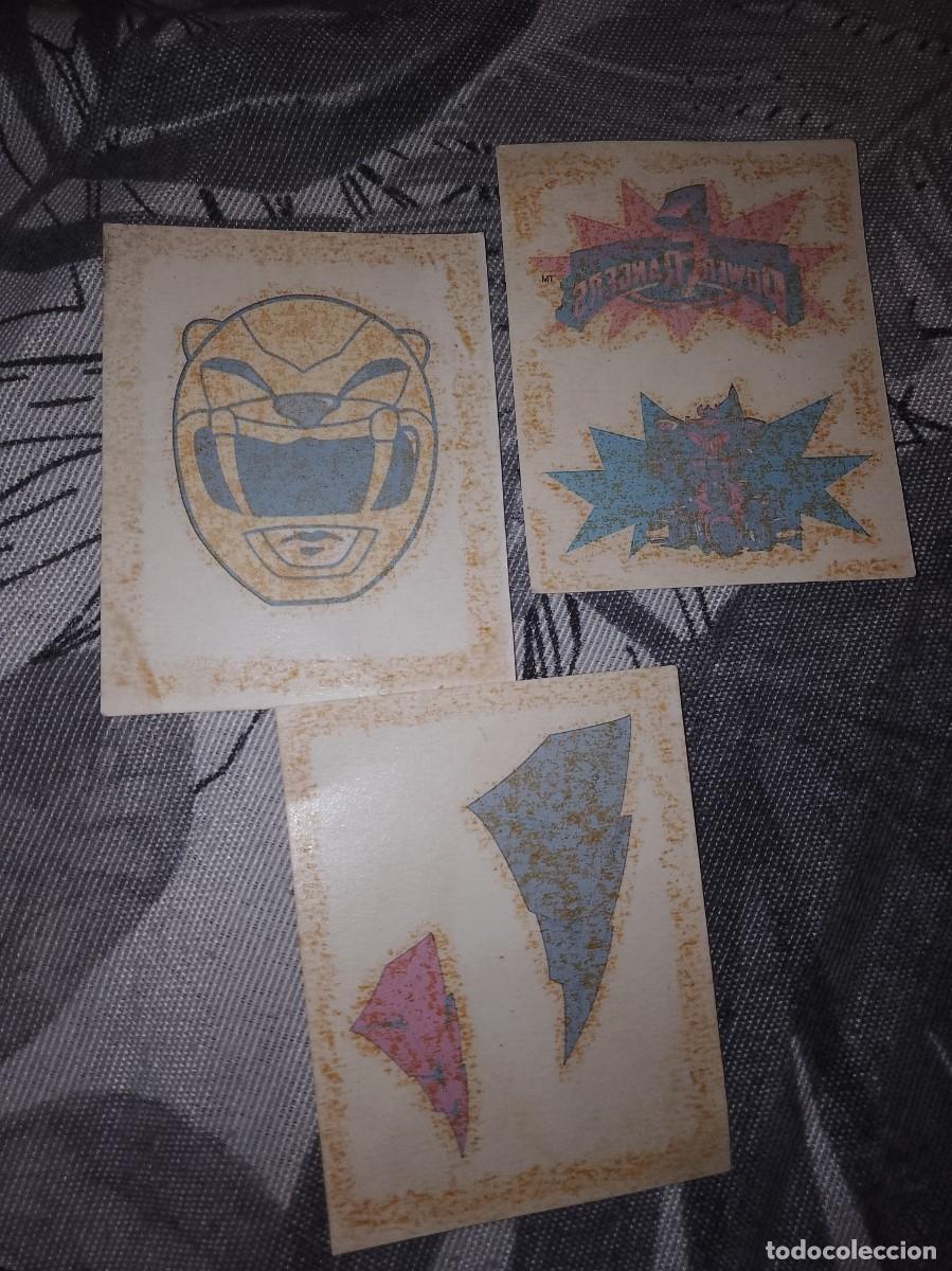 Pegatinas de colecci&oacute;n: adhesivos power Rangers nuevos sin estrenar a&ntilde;os 90 &uacute;nicos